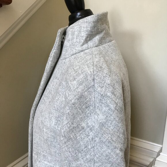 NWOT JCREW NEW Cocoon Coat Jacket Womens 00 P Petite Italian Stadium Cloth Wool - Picture 11 of 14